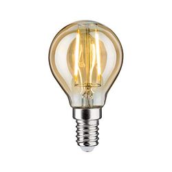 Paulmann 28711 LED filamento a Candela 2,6 Watt Lampadina Oro 2500 K Luce E14, 2.6 W