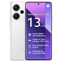 Xiaomi Redmi Note 13 Pro+ 5G Dual SIM 8GB RAM 256GB Moonlight White EU