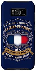 Coque pour Galaxy S8+ UN JOUR J'AI QUITTÉ LA SEINE-ET-MARNE, MAIS...