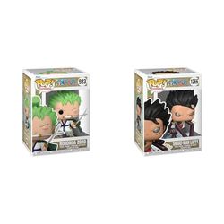 Funko Pop! Animation: One Piece - Roronoa Zoro - Figurine en Vinyle à Collectionner & Pop! Animation: One Piece - Snake-Man Monkey D. Luffy - Figurine en Vinyle à Collectionner