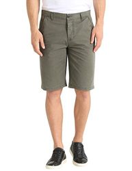 James Tyler Herren Chino Shorts JT143, Gr. 52 (Herstellergröße: 34), Mehrfarbig (Grün/Khaki)