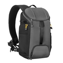 TARION Borsa a Tracolla per Fotocamera HX-S, Grigio, Unisex-Adulto