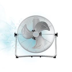 Cecotec Industriële ventilator EnergySilence 4100 Pro. 100W, 3 18 "(45 cm) metalen bladen, koperen motor, 3 snelheden, verstelbare kantelhoek, metallic afwerking