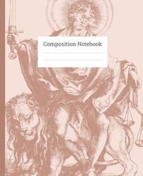Composition Notebook: College Rule | Vintage Illustration | 7.5" x 9.25" | 120 Pages | Lined Paper | School, College & Work
