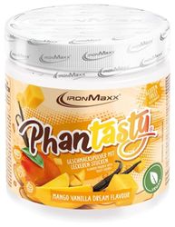 IronMaxx Phantasty - Mango Vanilla Dream lata 250g | Sabor vegano en polvo con trozos de fruta o frutos secos reales | Perfecto sustituto del azúcar