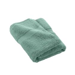 Douceur d'Intérieur, Drap de Douche (70 x 130 cm) Elegance Celadon, 100% Coton Uni
