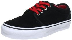 Vans U 106 VULCANIZED VR2ISN4, Sneaker unisex adulto, Nero (Schwarz ((Suede) Blk/Red)), 42