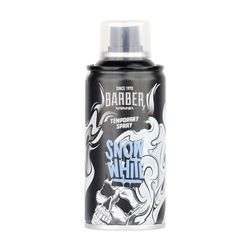 BARBER MARMARA lacca colorata per parrucchieri - 150ml - lacca colorata per capelli per acconciature carnevale, Halloween e feste a tema - tinture per capelli lavabili - Color Spray (Snow White)