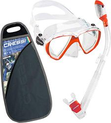 Cressi Conjunto de máscara de snorkel, unissexo, adulto, Única