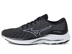 Mizuno Wave Rider 26 löparsko för män, Svart vit, 44 EU