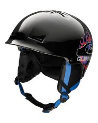 Quiksilver Empire Sport Helmet Garçon, Black Flame, S/M