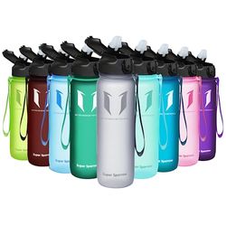 Super Sparrow Gourde Avec Paille - Bouteille - 750ml - sans BPA Tritan - Anti-fuite Reutilisable Pour salle de 'école,Sport