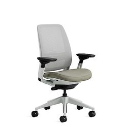 Steelcase Series 2, chaise de bureau ergonomique avec soutien lombaire LiveBack et accotoirs 4D Truffe