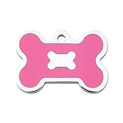 Kruuse Pet bot schild, lang, epoxy fill, roze, 200 g