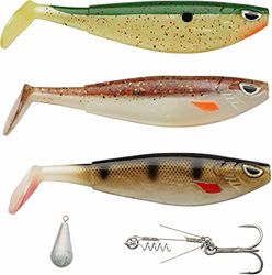 Berkley Sick Pike Pack, Kits de leurres, leurres de pêche Predator pour brochet, Couleurs mélangées