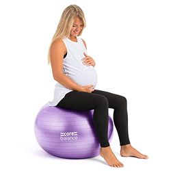 Core Balance Berstbestendige gymnastiekbal - voor fitness yoga zwangerschap - 55 cm 65 cm 75 cm 85 cm - incl. luchtpomp