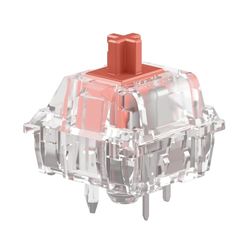 Glorious Gaming - 110x Switches Linéaires Fox (Ultralégers) pour Claviers Mécaniques, Lubrifiés, Silencieux, pour Hot-Swap, Max RGB pour Claviers Rétroéclairés, Compatibles Cherry MX
