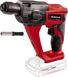 Einhell Martillo de impacto inalámbrico a batería, TE-HD 18 Li-Solo Power X Change, 1.2 J, mecanismo de impacto neumático, portabrocas SDS-plus, luz LED, suministrado sin batería ni cargador