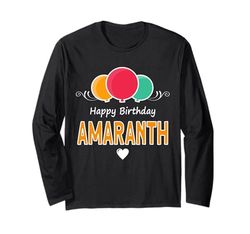 Buon compleanno dicendo Amaranth Maglia a Manica
