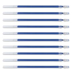 DONAU Gelbalpenvulling Balpenvullingen vervangingsvullingen Kleur: Blauw / 10 stuks (10 stuks) / bal diameter: 0,5 mm/lijndikte: 0,25 mm/waterdichte en niet-vervagende inkt