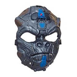 Transformers - Maschera convertibile 2 in 1 di Optimus Primal ispirata al film Risveglio, per bambini e bambine dai 6 anni in su, 22,5 cm