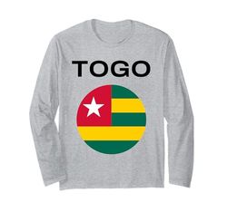 Bandiera del Togo Moderna Maglia a Manica