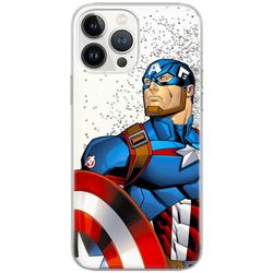 ERT GROUP Coque de téléphone Portable pour Apple Iphone 6/7 / 8 Original et sous Licence Officielle Marvel Motif Captain America 011, avec Effet de débordement de Paillettes
