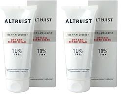 ALTRUIST. Dermatologist Dry Skin Repair Cream 10% Urea – Medical grade moisturiser with Glycerin and Urea by Dr Andrew Birnie, suitable for sensitive skin – 200 ml (Pack of 2)
