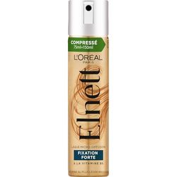 L'Oréal Paris - Laque Fixation Forte - Tenue Longue Durée 48H Indétectable - Maintien Souple Sans Résidus - Nouvelle Formule - Enrichi en Vitamine B5 - Elnett Satin - 75 ml