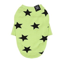 Puppy Angel T-Shirt pour Chien Motif Etoile Vert Taille L