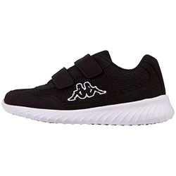 Kappa Cracker II K Unisex Kids, Zapatillas Unisex Niños, Black/White, 30 EU