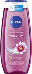NIVEA Waterlily & Oil - Gel doccia a pH neutro, con profumo fresco di giglio d'acqua, doccia coccolante con perle di olio nutrienti (250 ml)