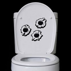 Tatoutex Stickers Trous de balles - Bordeau, L 126cm x H 90cm