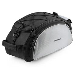 WOZINSKY Sacoche de vélo étanche pour Porte-Bagages, Sac de Voyage, pour vélo, VTT, vélo de Route, 13 l