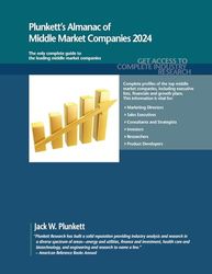 Plunkett's Almanac of Middle Market Companies 2024: Middle Market Industry Market Research, Statistics, Trends and Leading Companies