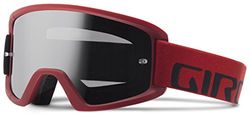 Giro Unisex's Tazz MTB gogle z czerwono-czarnym bursztynowym szkłem, jeden rozmiar