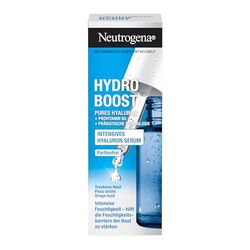 Neutrogena Hydro Boost Hyaluronic Concentrate, cura del viso con 2 forme di acido ialuronico, provitamina B5 e tecnologia prebiotica, fornisce un'idratazione intensiva - 15 ml