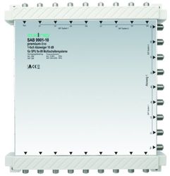 Axing SAB 9901-10 10 dB 9-in-9 1-Way Tap voor satelliet Multiswitch (5-2200 MHz) wit