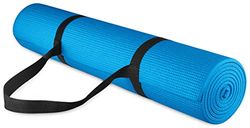 BalanceFrom Go Yoga Multifunctionele 1/4 Inch Hoge Dichtheid Anti-Scheur Oefening Yoga Mat Met Draagriem