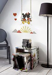 Komar Disney wandtattoo Mickey Swing - 50 x 70 cm (breedte x hoogte) - 7 delen - deco-stickers, wandstickers, wandstickers, wanddecoratie, kinderkamer - 14093h