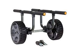Wilderness Systems Chariot de Kayak Robuste - Roues Plates - Noir