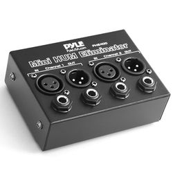Pyle PHE400 - Amplificador e equalizador de dois canais (elimina ruídos de fundo, conjack XLR)