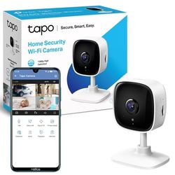 Tapo C100 1080p Indoor Camera, Wi-Fi Baby Monitor, Motion Detection, 2-Way Talk, Customizable Privacy Mode, Advanced Night Vision, Cloud and Local Storage, Works With Alexa and Google, No Monthly Fee