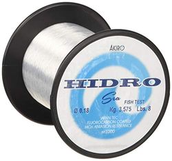 Akiro Hidro Sea AMHIDSEACR1000.022 0.22 mm Unisex Adult Fish Line Transparent