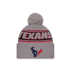 New Era Houston Texans NFL 2024 Sideline sport, stickad grå tofsmössa – en storlek