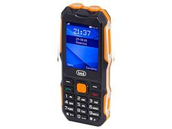 Trevi Forte 70 - Teléfono móvil con móvil antigolpes, Pantalla LCD a Color, Bluetooth, Doble cámara, Black