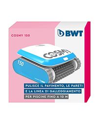 BWT Robot per piscine Cosmy 150 | leggero e compatto | Per piscine fino a 10 m di lunghezza | Pulizia affidabile di pavimento, pareti e linea d'acqua | Adatto a piscine di ogni forma