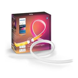Philips Hue White and Color lightstrip extension 1 mètre, compatible Bluetooth, fonctionne avec Alexa, Google Assistant et Apple Homekit