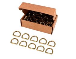 VELOX D-Ring, Antique Gold, 19,5mm