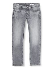 s.Oliver Jeans broek voor heren, lang, regular fit, grijs/zwart, 29W x 36L